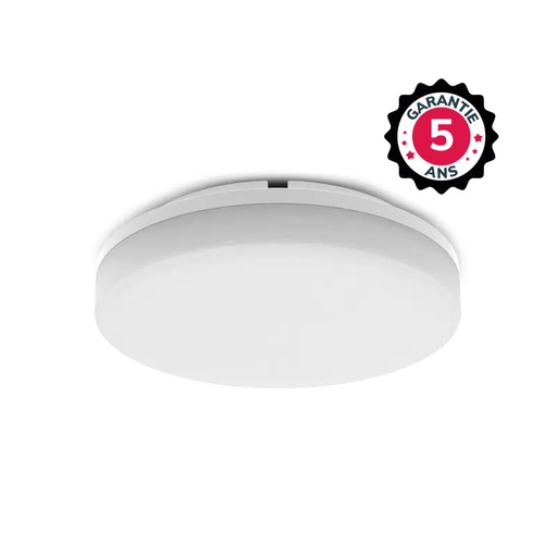 [100236] HUBLOT LED CLIPSO II Rond Ø220 mm 15W 3000K GARANTIE 5 ANS
