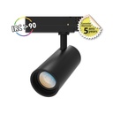 Ledspot voor driefasenrail Zwart 15W CCT IRC90 5J GARANTIE