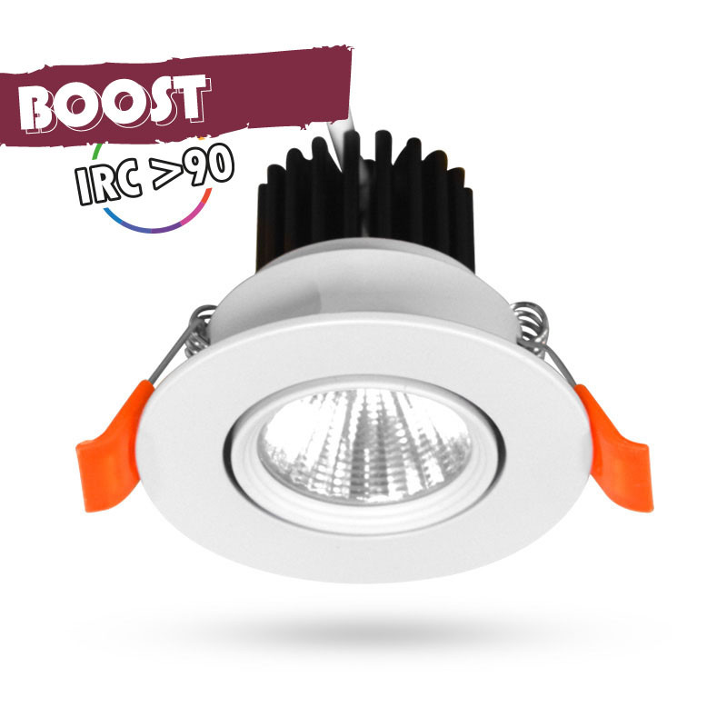 SPOT LED INCLINABLE + ALIMENTATION ELECTRONIQUE ENEC - 5 W - 3000 K - BLANC