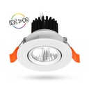 SPOT LED INCLINABLE + ALIMENTATION ELECTRONIQUE ENEC - 5 W - 3000 K - BLANC