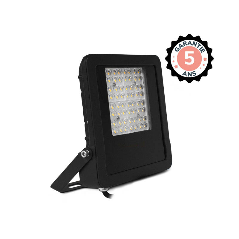 Zwart Flat LED-Schijnwerper 50W 6000K IP65