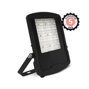 FLOODLIGHT ASYM ZWART 100W 4000K
