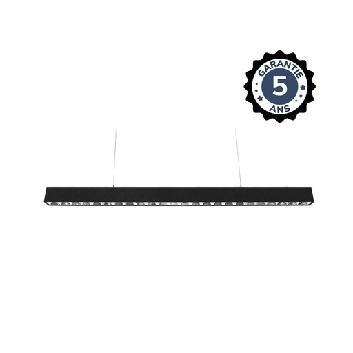 [100523] LINÉAIRE LED NOIR 1500MM 50W 4000K DALI/PUSH UGR19 GARANTIE 5 ANS