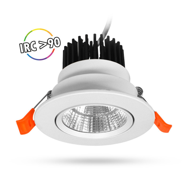 SPOT LED INCLINABLE + ALIMENTATION ELECTRONIQUE ENEC - 7 W - 3000 K