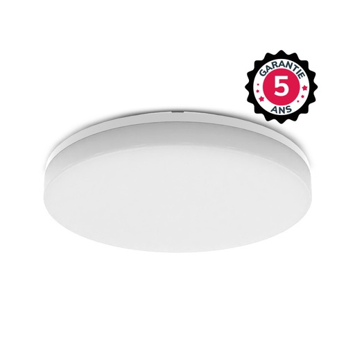 [100240] Plafond armatuur Rond Ø280 18W 4000K + Detector met extinction notice