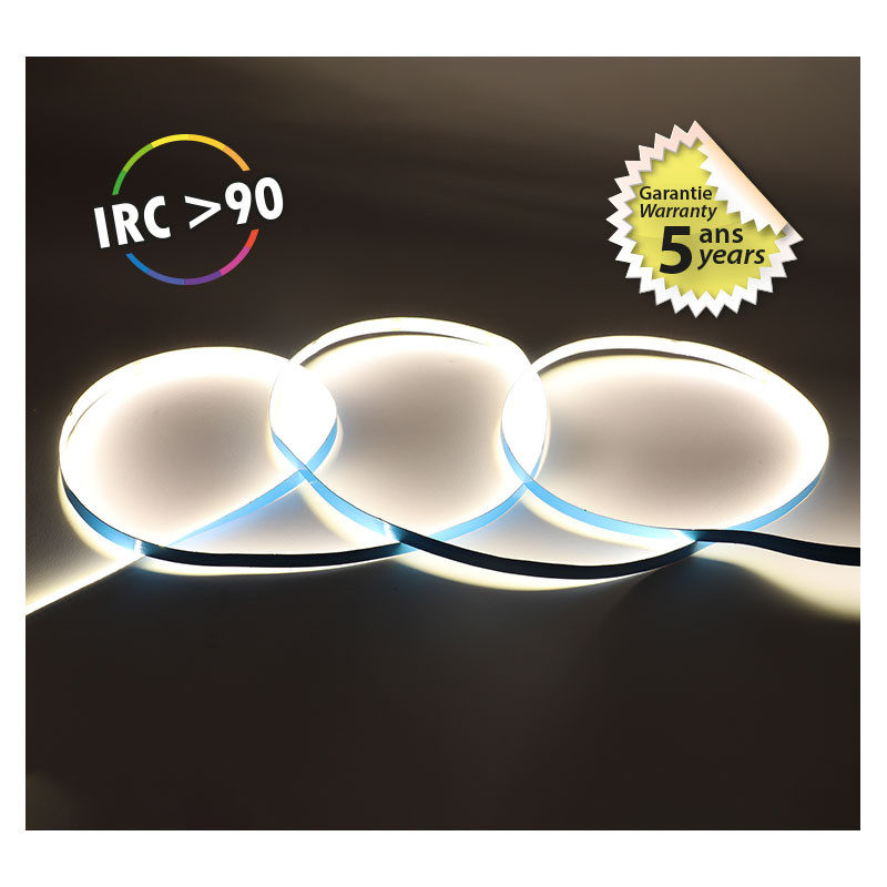 LED STRIP COB 6000K 5m 320 LED/m 9W/m IP20 - 24V - 5 YEAR WARRANTY