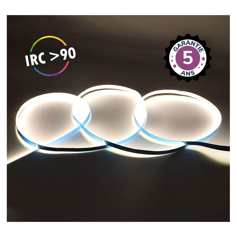 LED STRIP COB 6000K 5m 320 LED/m 9W/m IP20 - 24V - 5 YEAR WARRANTY
