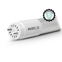 TUBE-LED-T8-18W-4000K-1500MM-TRANSPARANT-F/N ZELFDE KANT-STARTER- 5 JAAR GARANTIE