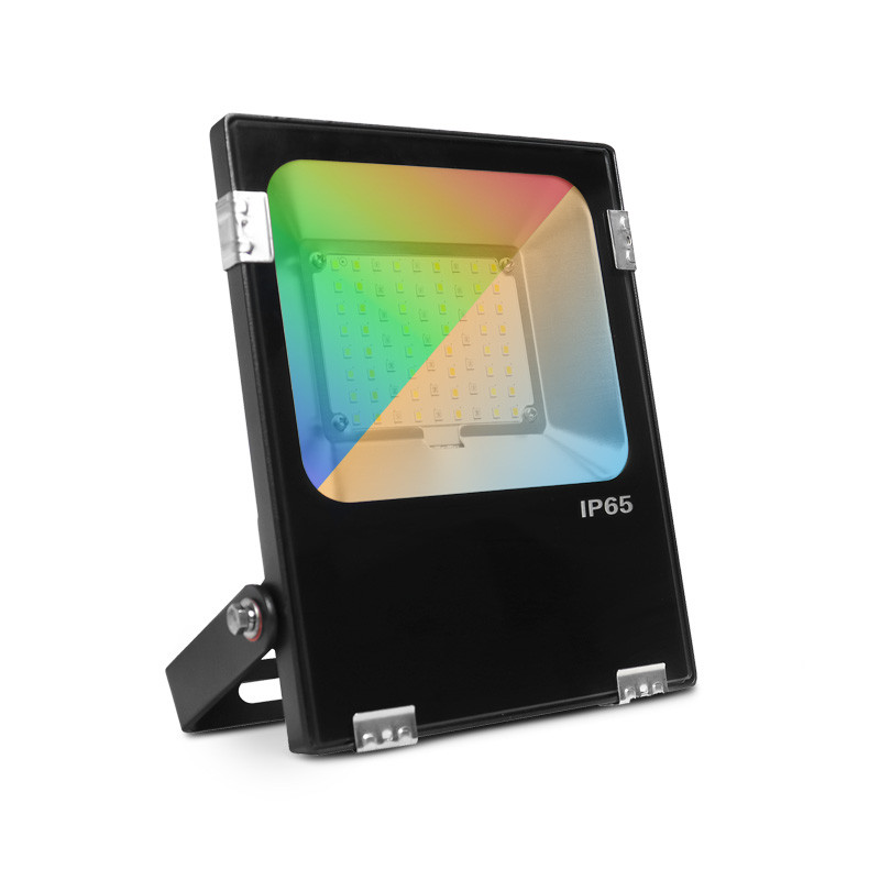 LED-SCHIJNWERPER ZWART 20W RGB+WIT CCT IP65