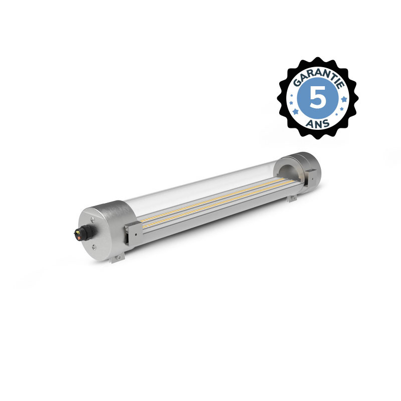 LED Buisvormig Transparant Met doorvoer 20W 3000 LM 3000K - 5 jaar garantie