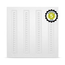 Plafonnier LED Blanc CEE 595x595 30W 4000K DALI/PUSH - Garantie 5 ans