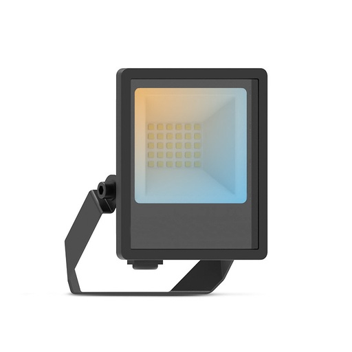 [100738] LED FLOODLIGHT BLACK 10W CCT IP65 LUMOS LITE