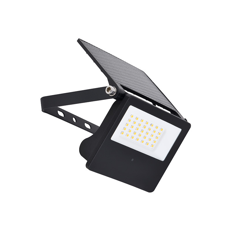 FLOODLIGHT LED SOLAR 8W 3000K IP65 + DETECTOR RF