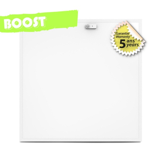 [100761] Plafonnier LED Blanc Backlit 595 x 595 mm 25W 4000K + Détecteur IR - Garantie 5 ans