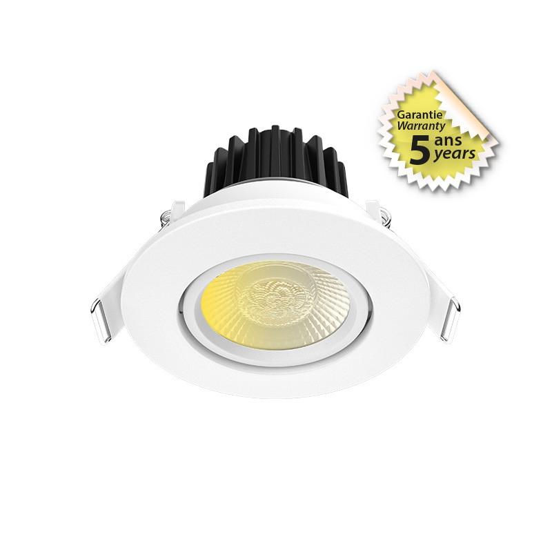 SPOT LED 8W CCT 2700/3000/4000K TILTABLE DIMMABLE - 5 YEAR WARRANTY