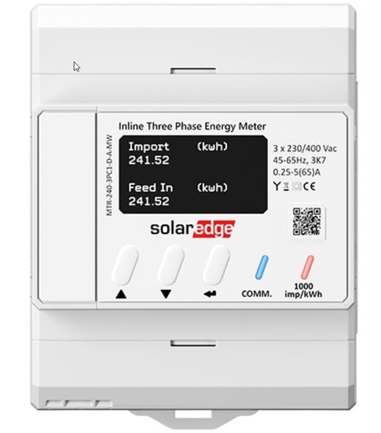 SolarEdge Inline Meter - mono/3N400 MTR-240-3PC1-D-A-MW - 5 ans de garantie