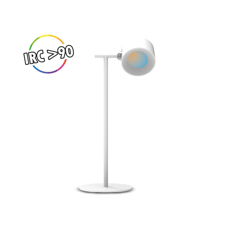 DESKTOP LAMP ROUND WHITE 2W CCT IRC90