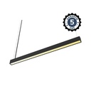 Linéaire LED prismatique Noir 2 CCT 40W Dimmable DALI 2 - 1500 mm - Garantie 5 ans