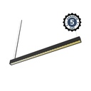 LINEAR LED REFLECTOR BLACK 1200MM CCT 24W DALI2 - PROLINE - 5 YEAR WARRANTY