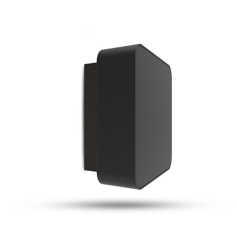 WALL MOUNT LED SQUARE 10W 3000K BLACK IP65