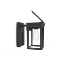 WALL MOUNT BLACK E27 SOLAR CHARGING + DETECTOR IR