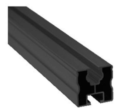 Rail Schletter Alu 6.0m Noir