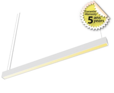 LINEAIRE LED PRISMATISCH BLACK 1200MM CCT 32W DALI2 DIMMABLE - PROLINE - 5 JAAR GARANTIE