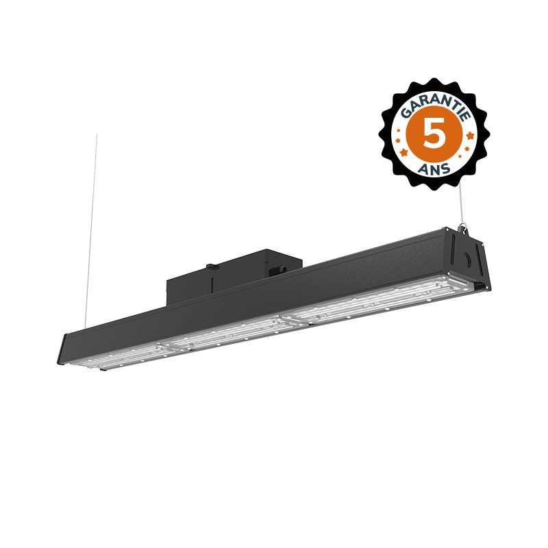 Lampe industrielle LED Intégrées Noir 150W 4000K 22500LM - Garantie 5 ans