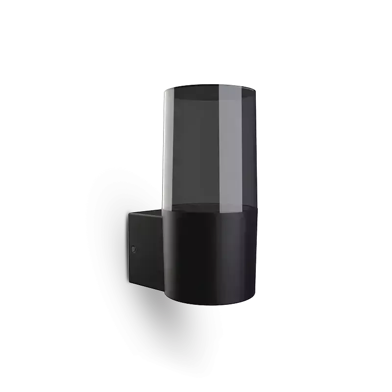WALL MOUNT CYLINDRICAL E27 BLACK