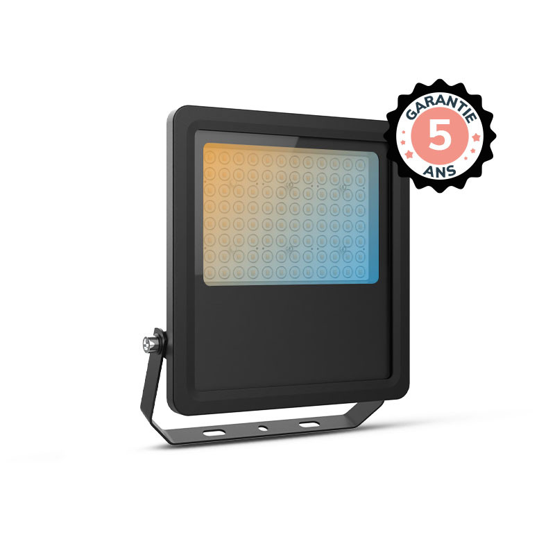 LED SCHIJNWERPER ZWART 70W CCT IP65 LUMOS PRO - 5 JAAR GARANTIE