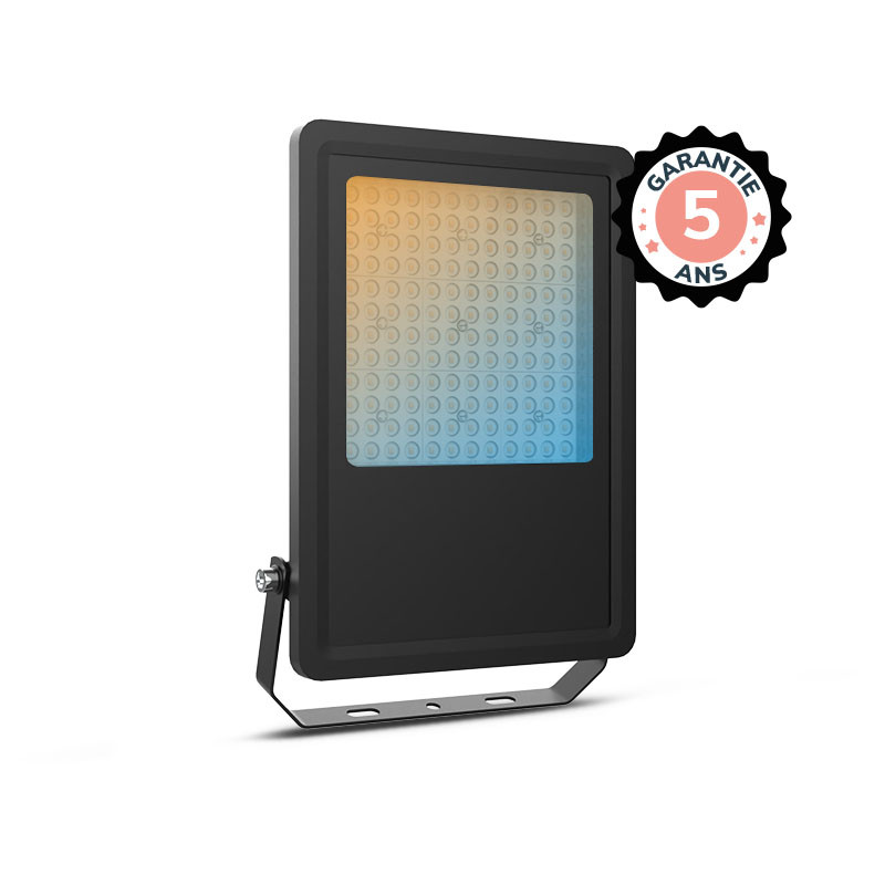 Projecteur LED Noir 100W CCT IP65 LUMOS PRO - Garantie 5 ans