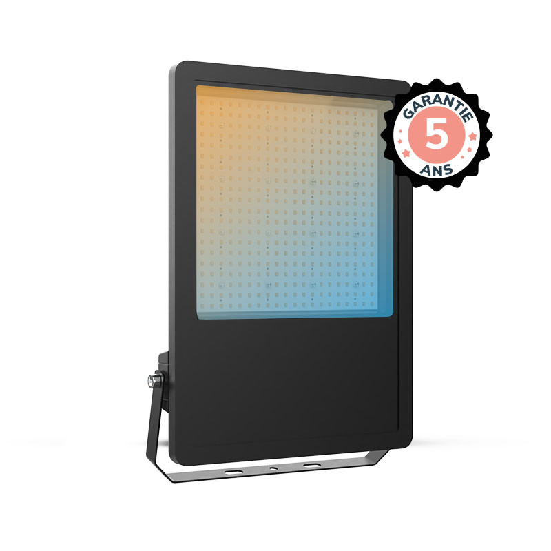 Projecteur LED Noir 200W CCT IP65 LUMOS PRO - Garantie 5 ans