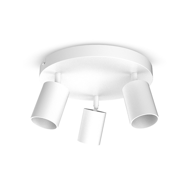 Applique orientable 3 spots blanche GU10 x3