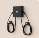 SMAPPEE EV WALL DUAL BLACK WITH 2 X CABLES