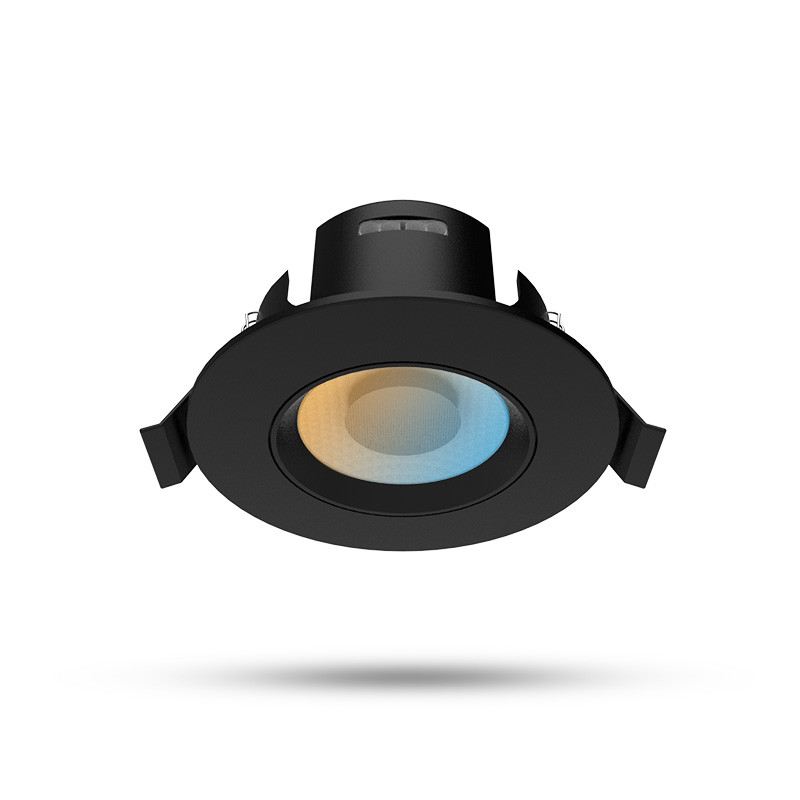 LED SPOT ZWART RICHTBAAR 230V 5W CCT 3000K/4000K/6500K