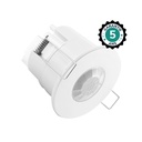 MOTION DETECTOR IR LED  RECESSED-MOUNTED 360° 600W BBC - 5 YEAR WARRANTY