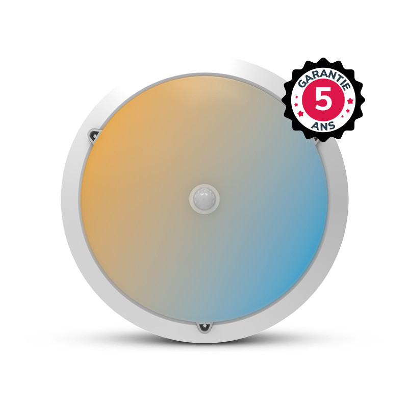 LED Hublot White + Détector IR Ø300 15W CCT - 5 YEAR WARRANTY