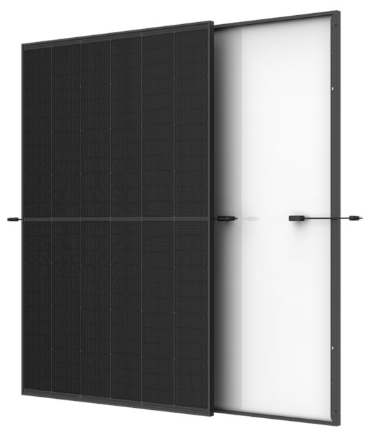 SOLAR PANEL TRINA SOLAR 460 DUAL GLASS FULL BLACK N-TYPE - WARRANTY 25 YEAR