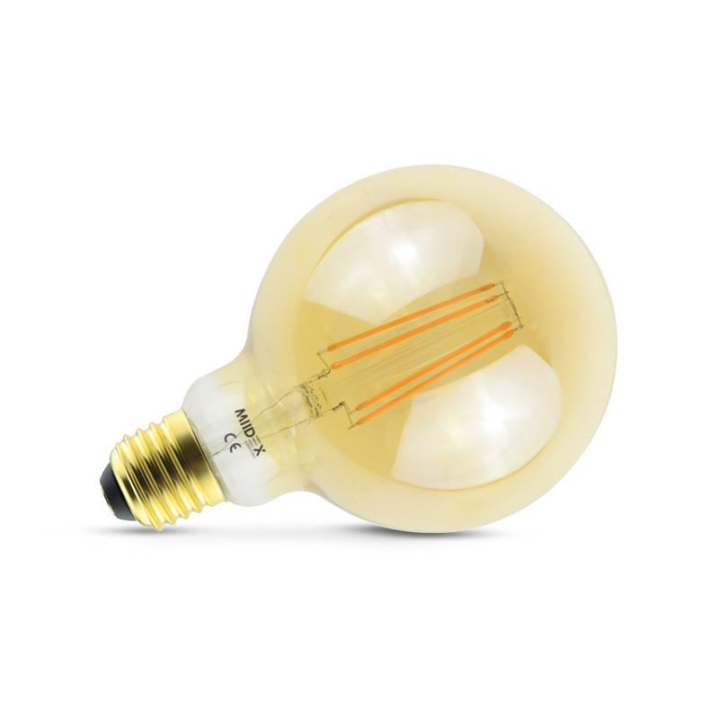 LEDMII7151 - LED FILAMENT GLOBE G95 E27 8W 2700K GOLDEN