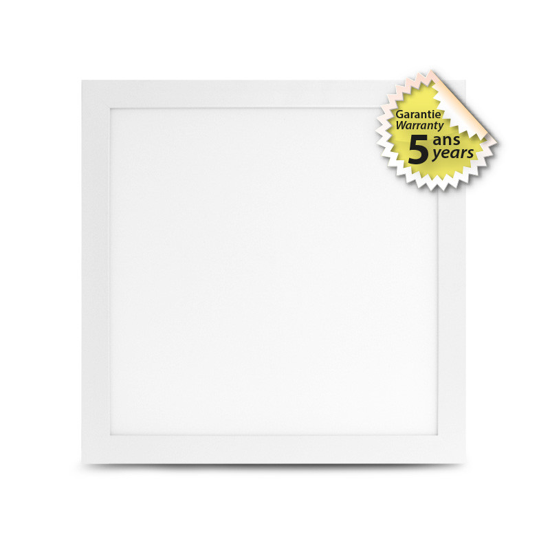 Plafonnier LED Blanc 295 x 295 18W 3000K ENEC Garantie 5 ans