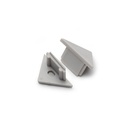 Terminaison Gris pour Profile Angle 45° Pack de 2