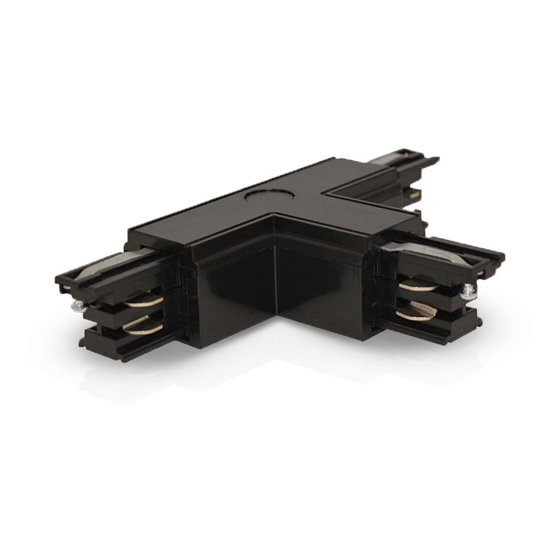 SPOT ON RAIL-T-CONNECTOR - CIRCUIT BUITENKANT - LINKS - ZWART