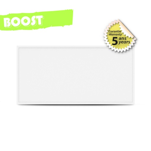 [77608] LED PANEL WHITE 1195x595 60W 3000K - ENEC - 5 YEAR WARRANTY (Sell in multiples of 2)