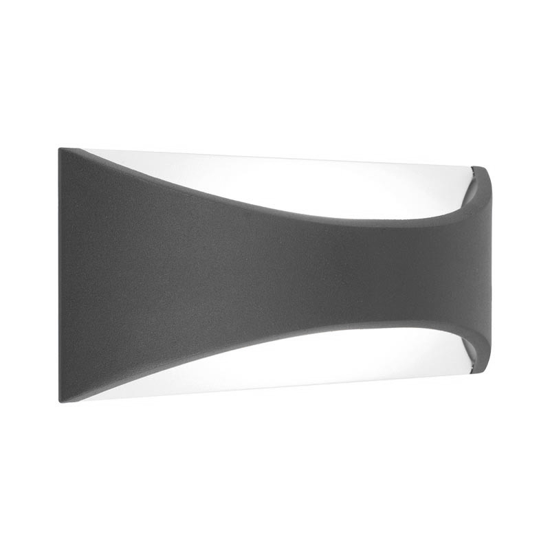 WALLMOUNT LED 12W 3000K GREY ANTHRACITE  