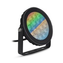 Projecteur Extérieur Noir 230V 9W RGB + Blanc CCT IP65