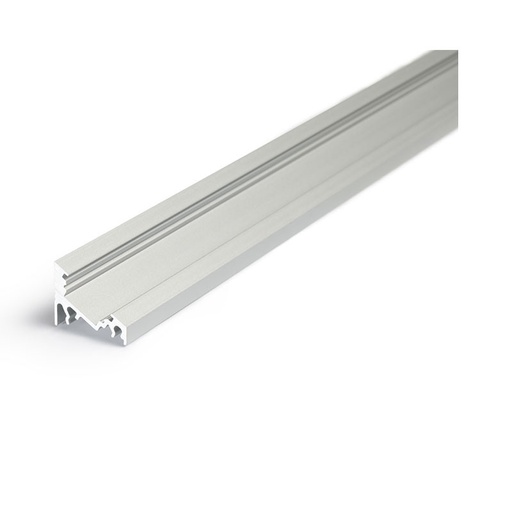 [9826] Profielhoek 30/60 ° geanodiseerd aluminium 1m voor ledstrips