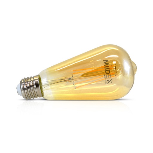 [7159] LED lamp E27 ST64 Filament 8W 2700K