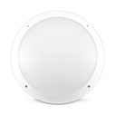 Plafonnier LED Hublot rond + Détecteur RF 30W Ø300mm 4000K IP65