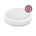 Plafonnier LED Blanc Ø190 12W 4000K + Détecteur RF