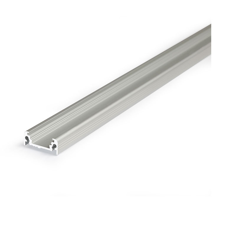 Profiel plat Alu mat 2m voor LED strip 14,4 mm